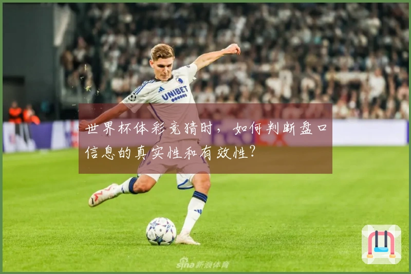世界杯体彩竞猜时，如何判断盘口信息的真实性和有效性？